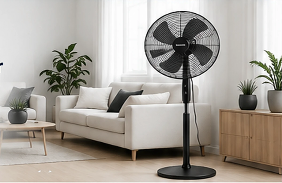 Ventilator in woonkamer